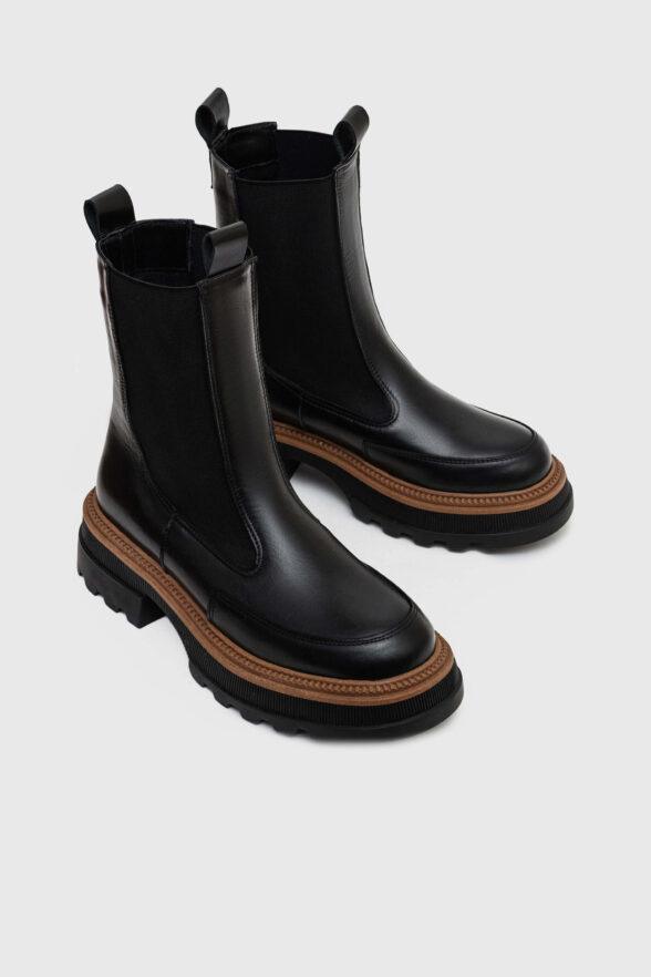Ваші улюблені Челсі чорні з рижим рантом