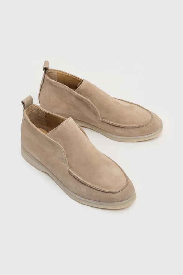 Підвищені лофери візонові на лотос підошву